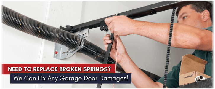 Broken Garage Door Spring Redwood City CA
